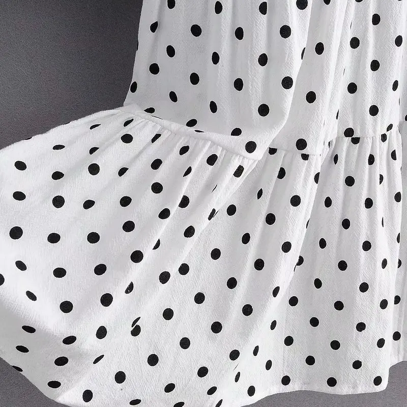 Sy55-408 в европейском и американском стиле с модным принтом горошек | Женская одежда