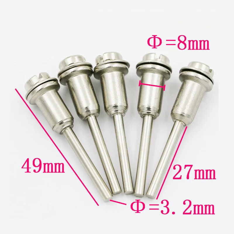 5Pcs/Lot 3.17Mm Shank Mandrel Hss Cutting Arbor Fixed Cut-Off Wheel Disc Holder Screw Mandrels For Dremel Jun13 | Инструменты