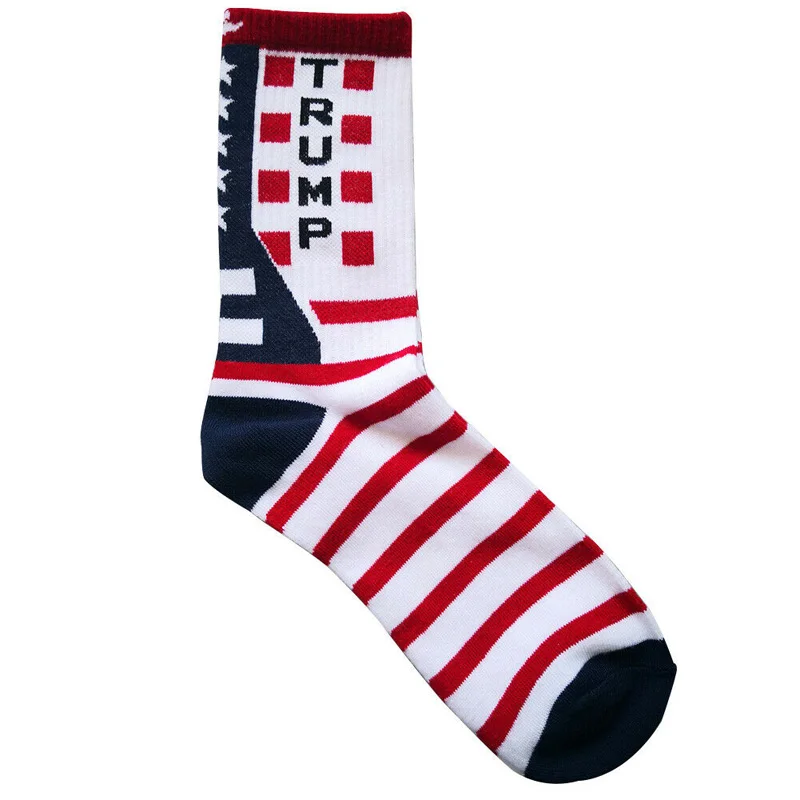 Лидер продаж носки Дональд Трамп президент 2020 эластичные в полоску для