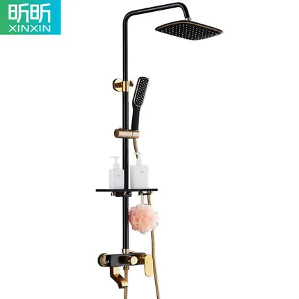 

Черная водосберегающая насадка для душа, Смесители высокого давления для ванны, душевая лейка, крепление для ванной, душ, фиксированная Опо...