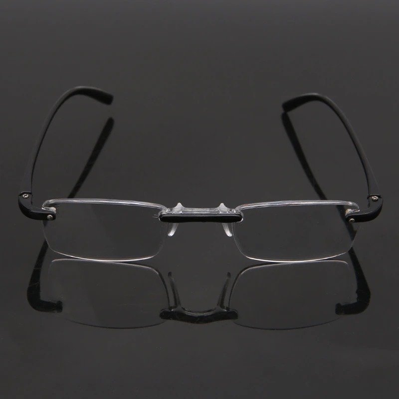 

Очки для чтения унисекс, прозрачные, без оправы, гибкие, очки для чтения, от + 1,00 до 4,00