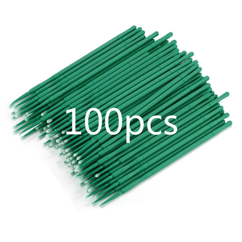 100 шт./бутылка одноразовые красочные ватные палочки|Аппликатор теней для век| |