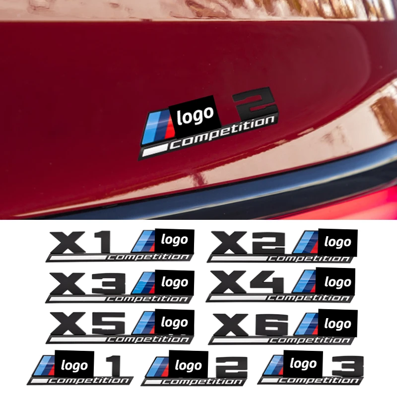 Auto эмблема Стикеры для BMW M3 M2 M4 M5 M6 M1 X6 X3 X1 X5 X4 X2 конкуренции значок Логотип сбоку