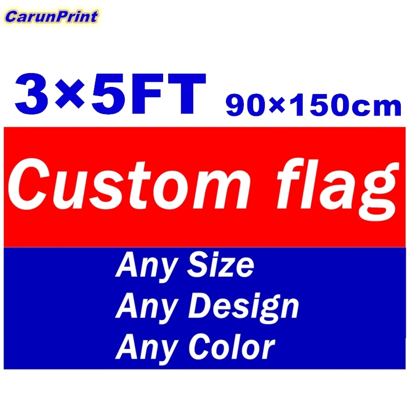 

Flag Custom Banner Printing 3x5 FT Flying 100D Polyester Advertising Sports Decoration Car Copper Grommets,Free Shipping