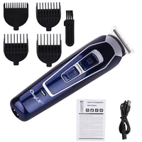 low noise barber hair cutting machine men cordless hair cutter rechargeable trimmer electric hair cut beard clipper salon tool
