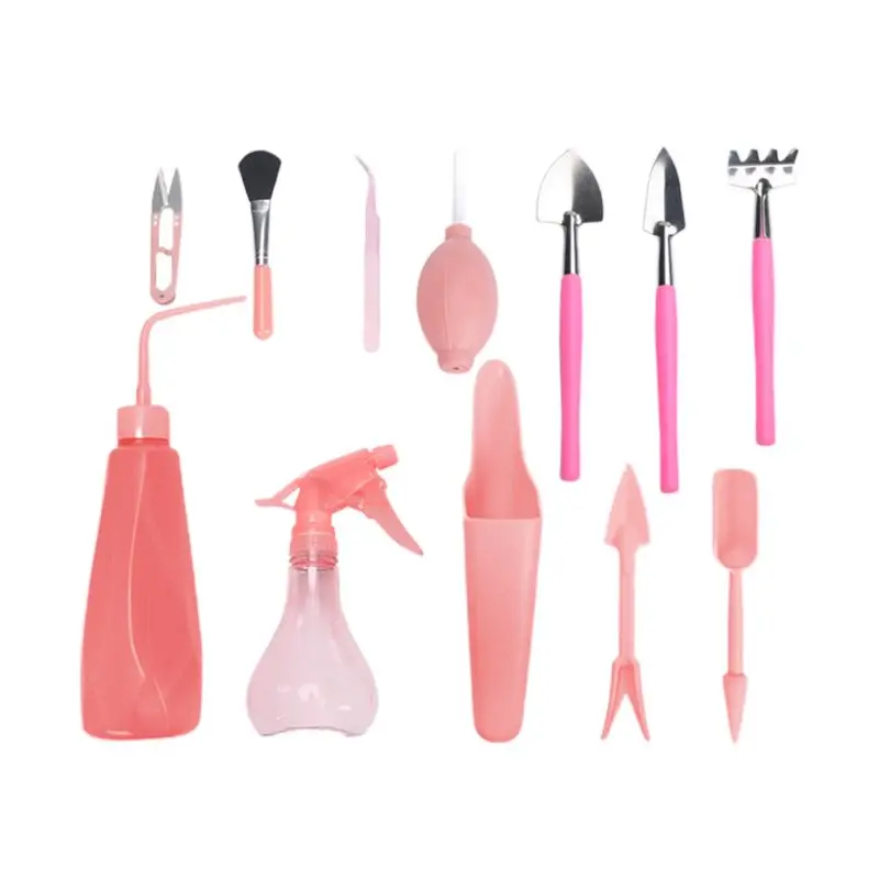 

Mini Garden Tools Sets Succulent Plants Bonsai Miniature Planting Flower Gardening Tools Combination Packages