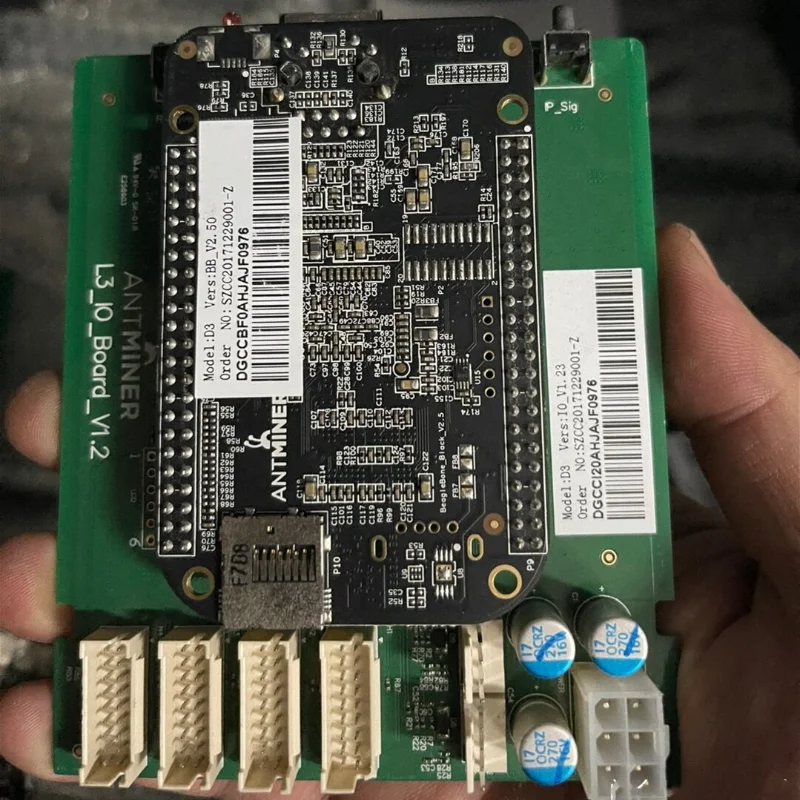 

Antminer-Placa de Control L3 + A3 D3 LTC, producto electrónico de minería usado