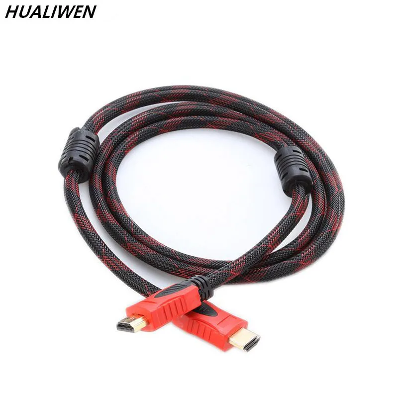 Высококачественный высокоскоростной Плетеный HDMI кабель JINCHI 1080P Версия 1 4 для ТВ