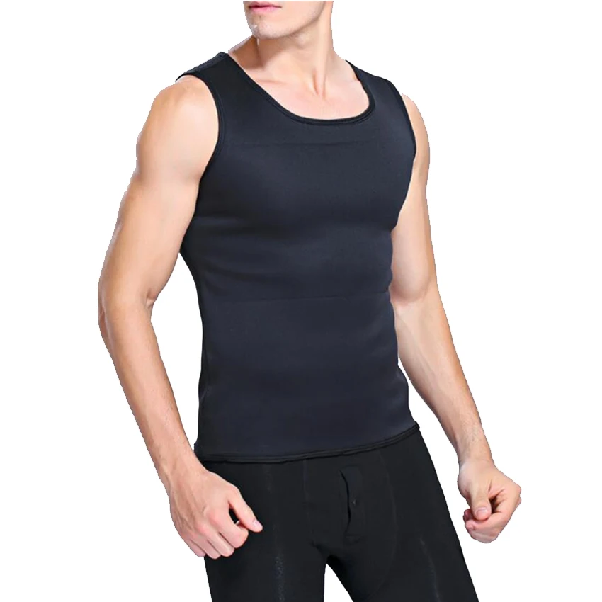 Пояс для похудения мужской жилет для похудения формирователь для тела неопреновое сжигание жира на животе Корректирующее белье для похудения триммер для талии для лица