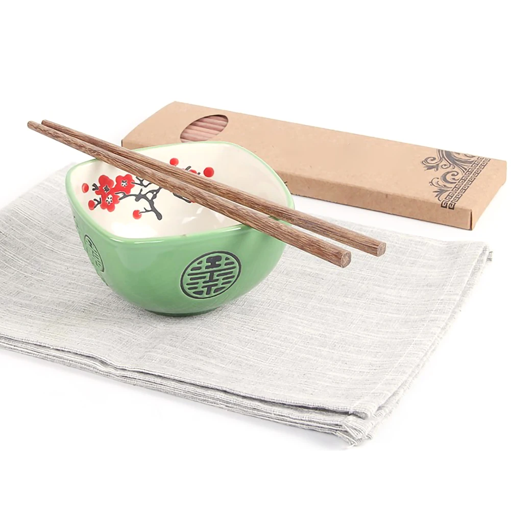 

10 Sets Chopsticks Wooden Chopsticks Cook Noodles Deep Fried Hot Pot Chinese Style Food Sticks Kitchen Tools