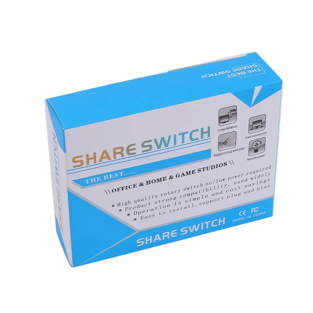 Hot High Quality New USB Sharing Share Switch Box Hub 2 Ports PC Computer Scanner Printer Manual Promotion Wholesale|Детали и