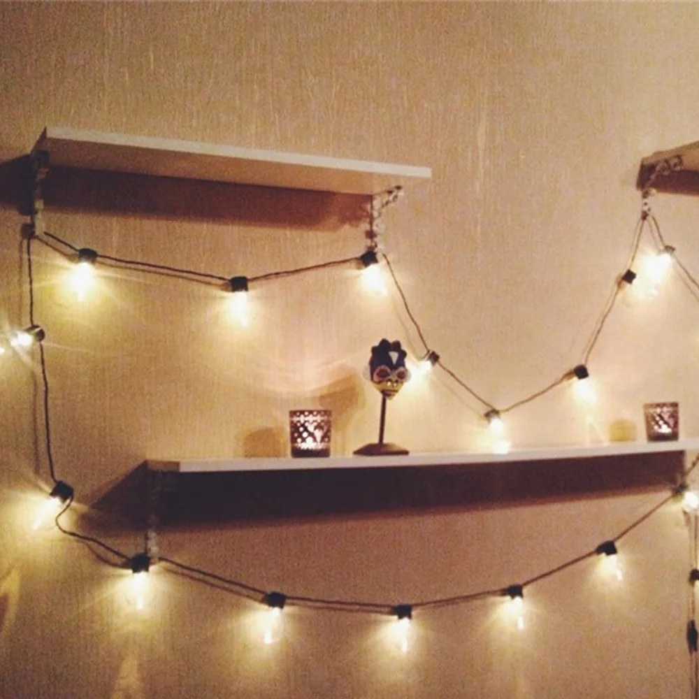 Светодиодная гирлянда с шариками новинка водонепроницаемая сказочная круглыми