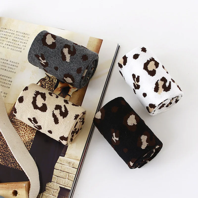 С героями мультфильмов для девочек; гольфы детские носки новинка зимы длинный носки без пятки до колена носки для маленьких девочек, высота до середины голени, пантера, носки с изображением