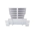 Твердотельное реле SSR Mini, однофазное, алюминиевый радиатор, новейшее рельсовое крепление для реле 10A-25A Mini