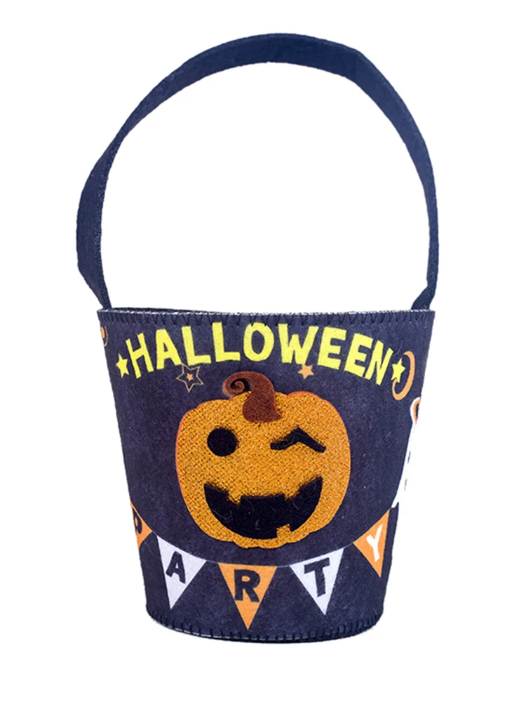 Дети милый Хэллоуин трюк или лечение Портативный конфеты мешок мультфильм