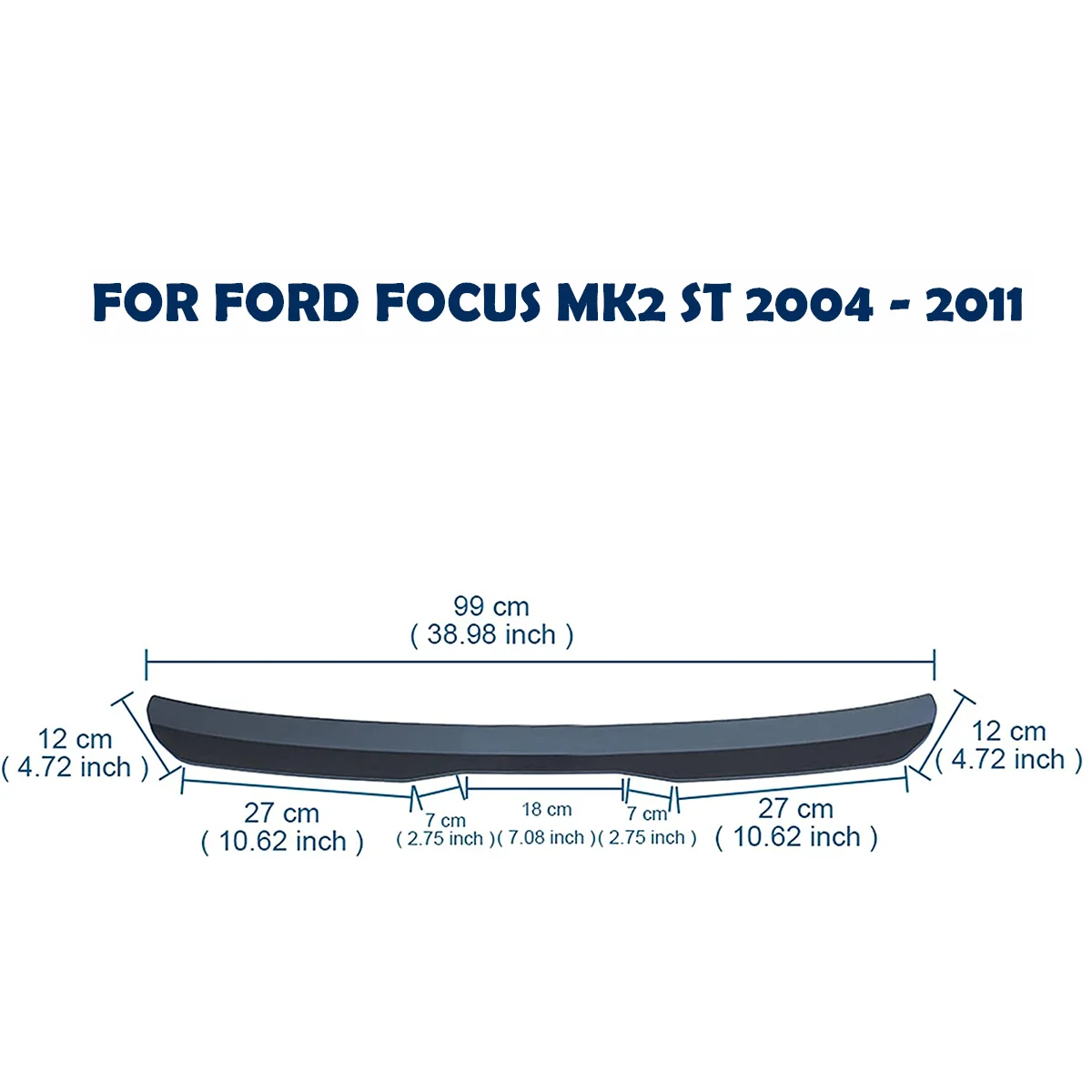 Автомобильный задний спойлер на крышу заднее крыло декоративные полоски из