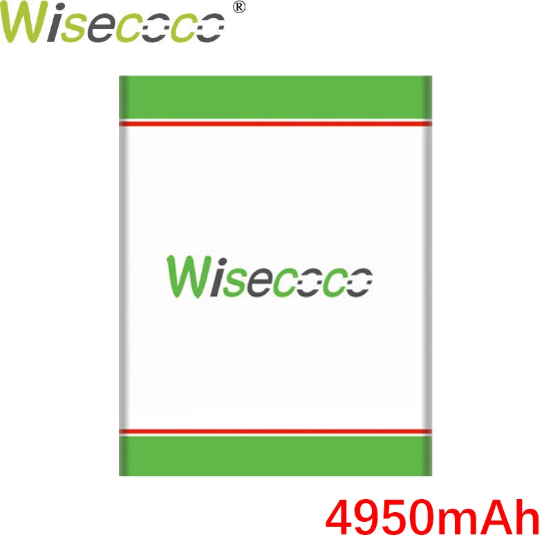 WISECOCO 4950 мАч батарея для Blackview BV4000 Pro мобильный телефон новейшее производство высокое качество батарея+ номер отслеживания