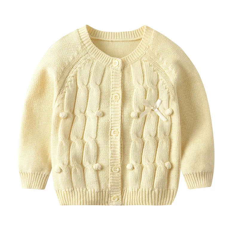

Autumn Winter With Buttons 2020 Sweater Children'S Clothing For Girls Cute Cardigan Kids Knitted Coat Baby Sweater 1 3 4 5 Years