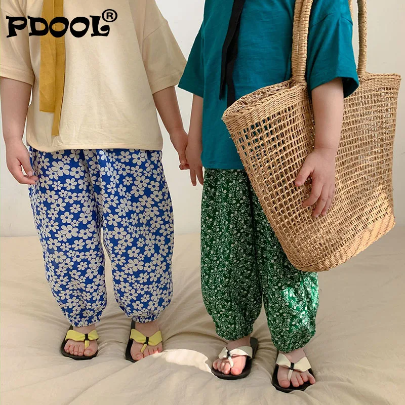 Новинка лета 2021 детские брюки хлопковая повседневная детская одежда свободные