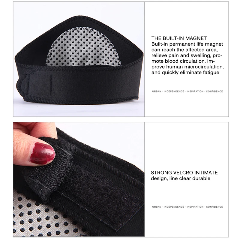 

1Pcs Magic Sticker Health Care Neck Support Massager Tourmaline Self-Heating Neck Belt Protection Heating Belt Body Massager