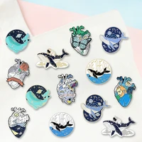 creative trendy cartoon heart oil drop brooch pin denim bag gift for friends men women fashion jewelry clothes decoration