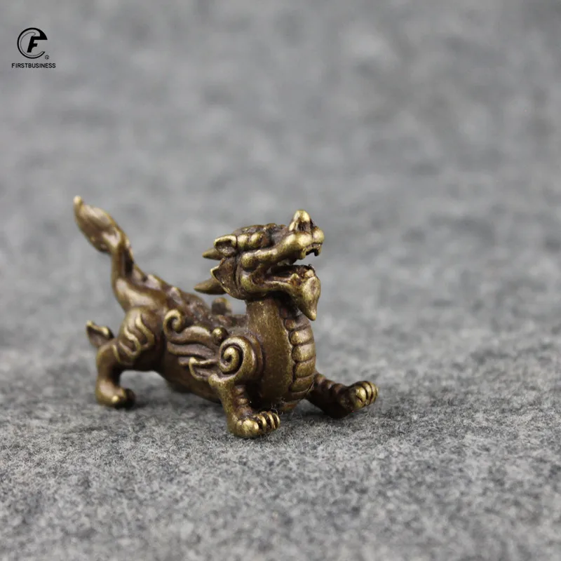 Новый стиль медные китайские мифологические украшения для дома в виде животных