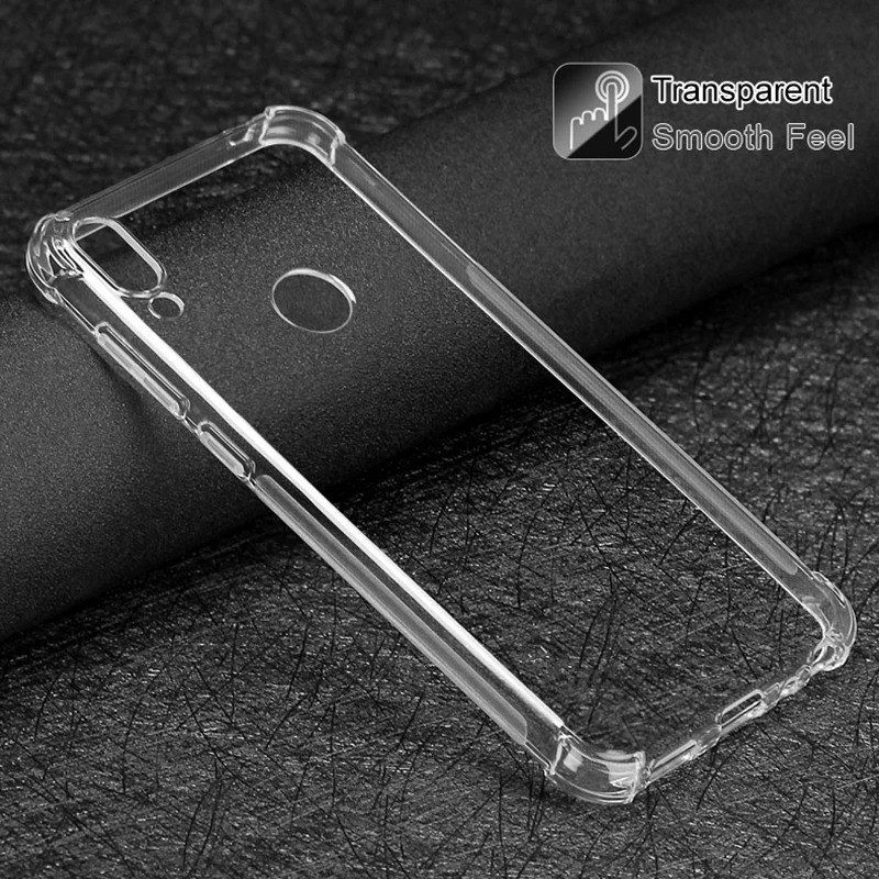Прозрачный чехол для ASUS Zenfone 4 Max Pro M2 Plus ZB633KL ZB631KL ZB601KL ZB570TL ZC520KL ZC554KL S630 ZE554KL