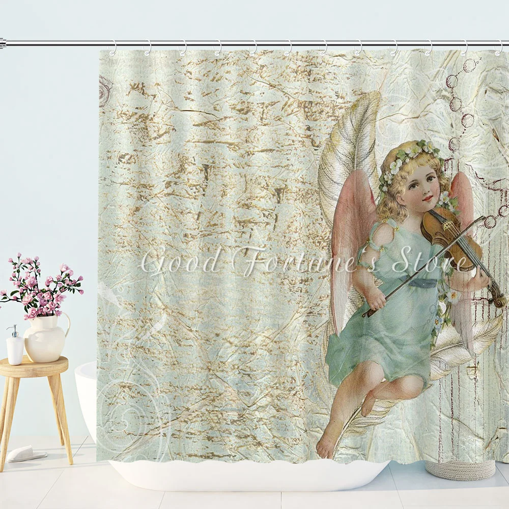 

Kid Angel Music Shower Curtain