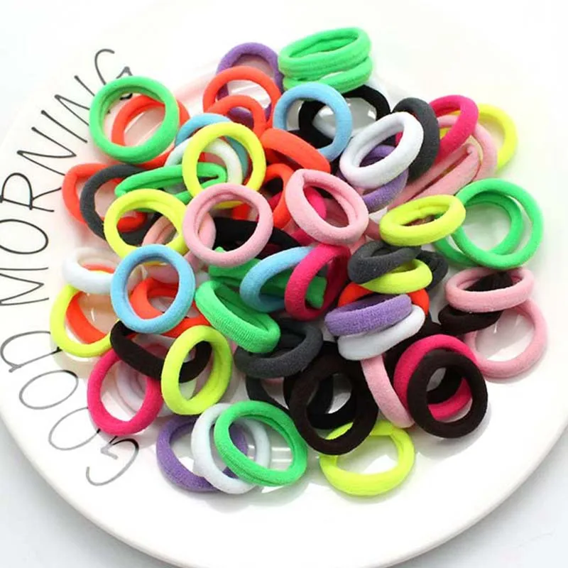 Резинка для волос кофейно-розовая 3 см |