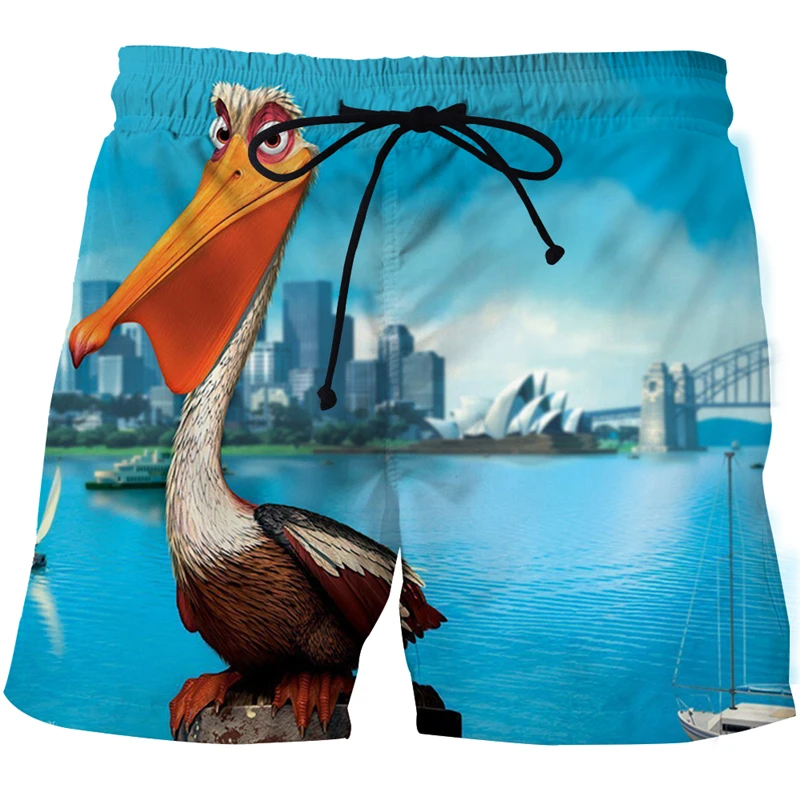 

Fashion Hot Summer Men's Shorts 3D Printing Surf Beach Shorts Casual Quick-drying Sports Pants Swimwear Beach Pants New