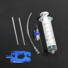 Шприц для бескамерных шин MTB, инструмент для впрыска жидкости для ремонта шин, шприц 60 мл, набор резиновых шлангов, инструменты для ремонта велосипеда