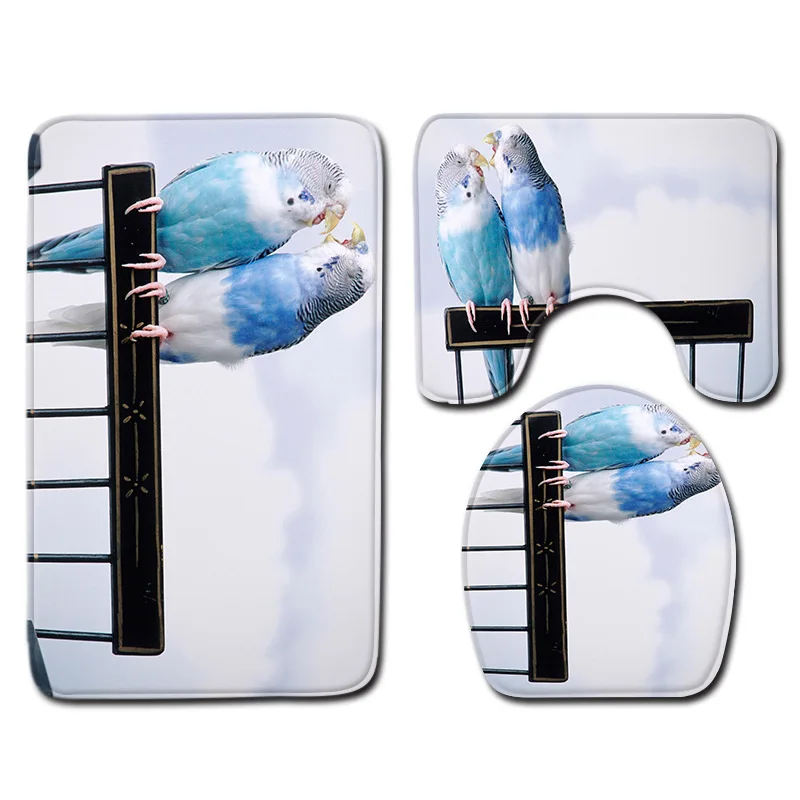 Zeegle Набор ковриков для ванной с унитазом типа U комплект коврик туалета