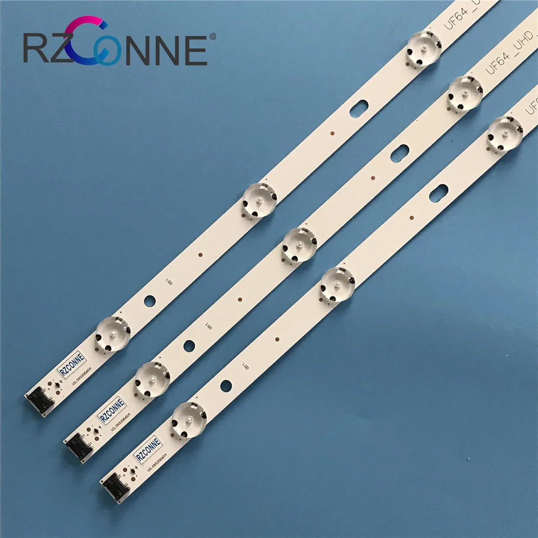 Светодиодная лента для подсветки 8 ламп LG Innotek Direct 43 дюйма UHD 1Bar 24EA типа TV 43UH610V 43UH6030