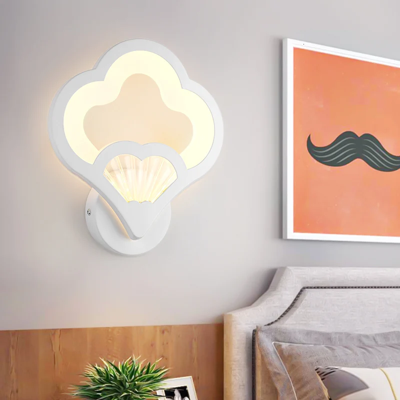 Nordic Vintage Loft Wood LED Wall Lamp Bedroom Bedside Lights Aisle Corridor Hotel 110-240V Decoration &amp Lighting | Лампы и