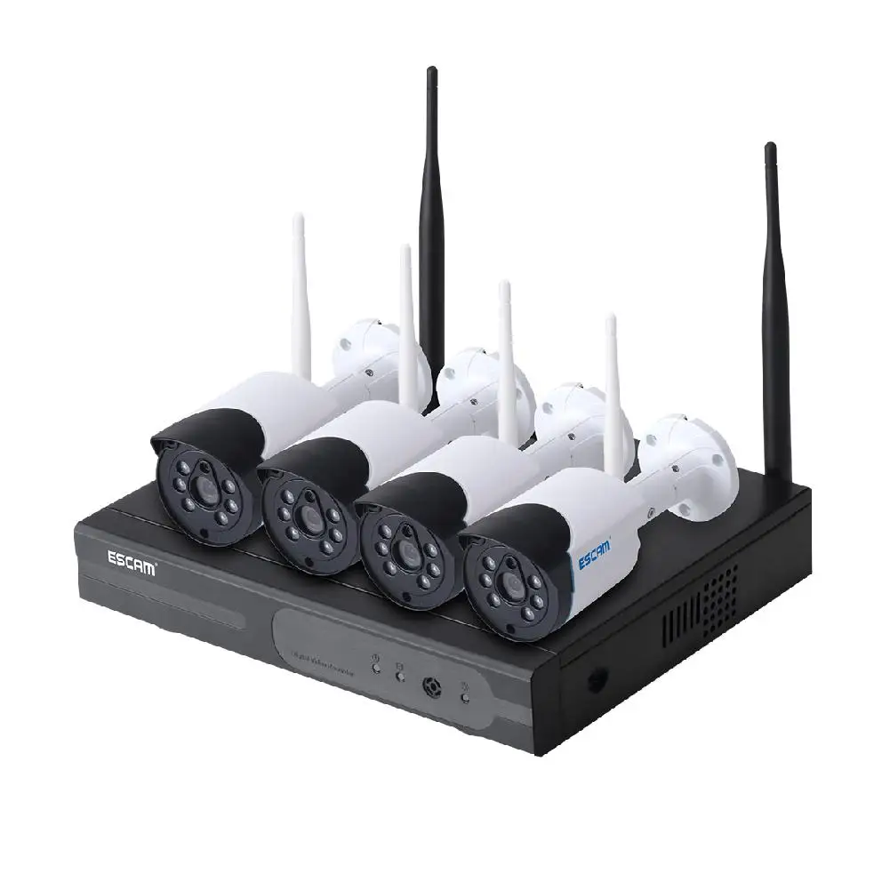ESCAM WNK404 4CH 720P Открытый ИК Видео беспроводной безопасности IP камера CCTV NVR система