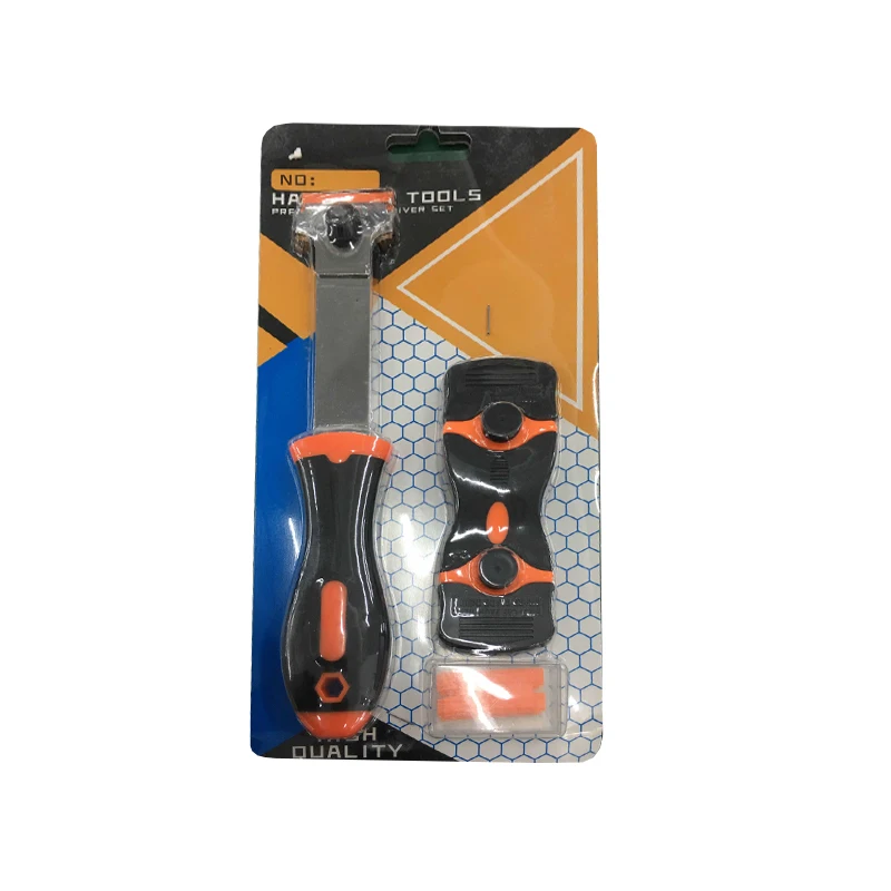 

Ceramic Glass Oven Clean 2pcs Razor Scraper+16pcs Razor Blade Window Tint Carbon Fiber Vinyl Car foil Sticker Remover