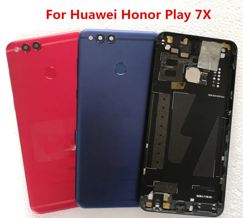 • Со сканером отпечатков пальцев для Huawei Honor 7X BND TL10 AL10 5 93 &quot Крышка батарейного