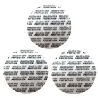 500 шт. 20 мм24 мм28 мм38 мм50 мм Пресс уплотнение Кепки вкладыши черный шрифт косметические банки в бутылках горшок пены Безопасность вскрытия Еда прокладка подушечка под печать