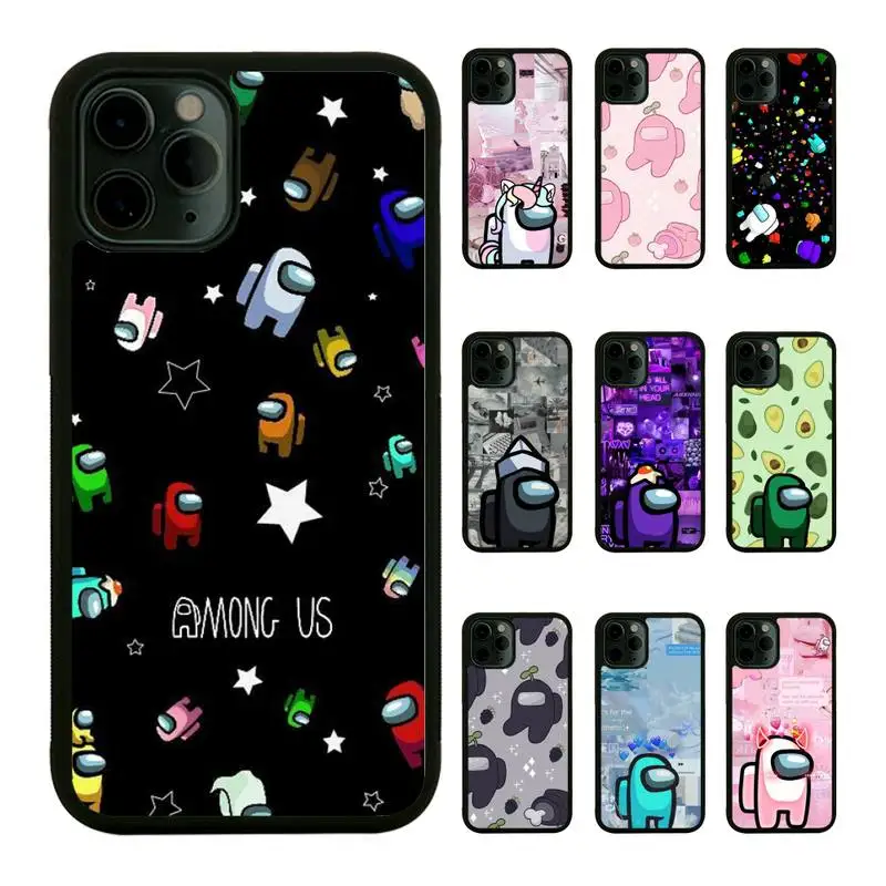 

Among Us-Game Phone Case For iPhone 13 12 11Pro Max 11 XR XS Max X 8 7 6 6S Plus Mini SE 2020 hard Fundas