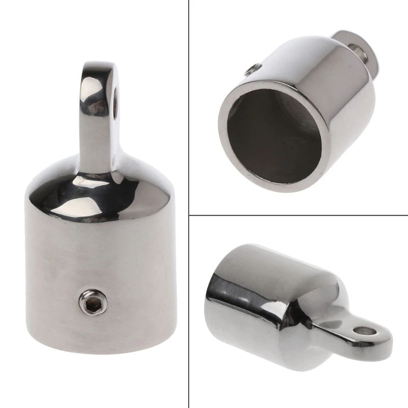 

Stainless Steel Bimini Top Eye End Cap For 0.98'' Pipe Marine Boat Yacht qiang