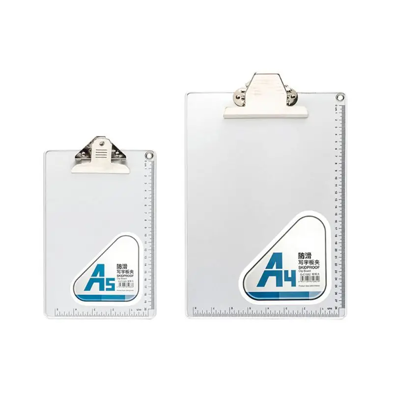 

A4/A5 Aluminum Alloy Writing Clip Board Antislip File Hardboard Ruler Paper Hold