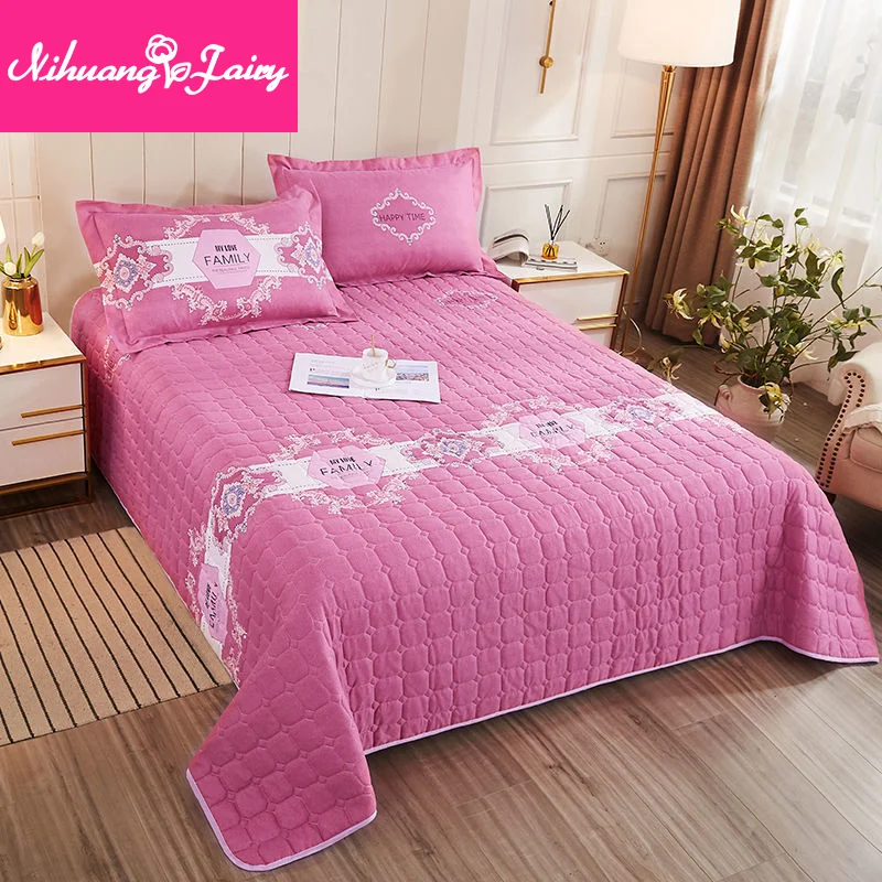 

Quilted bed cover single double bed mat tatami bed cover floor mat multi-purpose summer quilt sofa cushion air conditioning quil