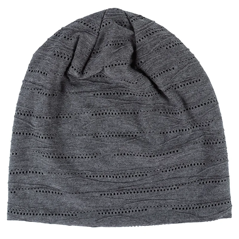

NDUCJSI Female Cotton Slouchy Beanie Turban Wraps Skullies Hollow Beanie Spring Casual Skullies Autumn Skull Hat Female Bonnet