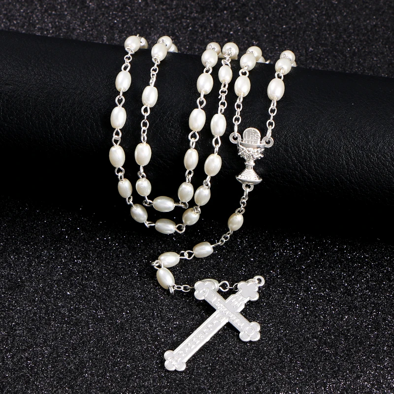 Коми религиозное ожерелье с имитацией жемчуга из бисера ортодоксальным