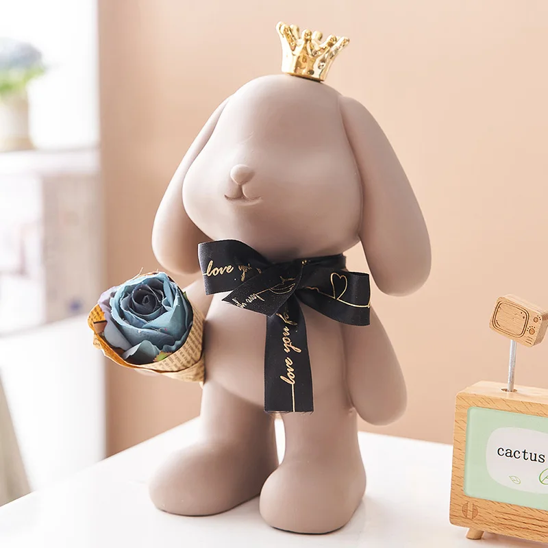 

Creative light luxury desktop pendulum girl lovely decoration porch living room wedding gift to send bestie birthday gift