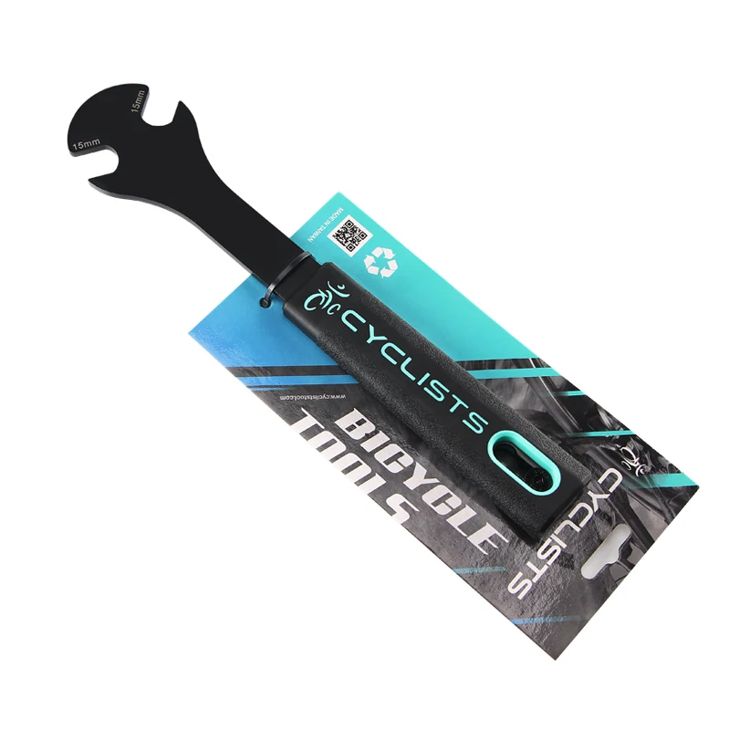 

Bicycle extension pedal wrench 15mm mountain bike road bike repair tool professional bicycle alloy steel long handle tool