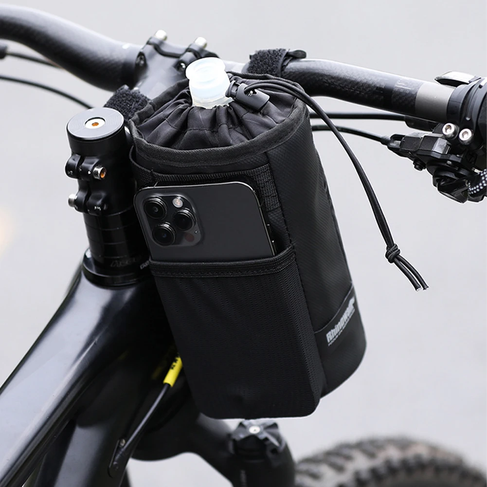 

Bicycle Bag Cycling Water Bottle Carrier Pouch MTB Bike Insulated Kettle Bag Riding Handlebar Bag Backpack Bicycle Accessories