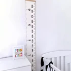 Деревянная настенная Настенная Наклейка для детской комнаты, украшение, линейка для измерения высоты, обои, графика роста ребенка, декор на стену