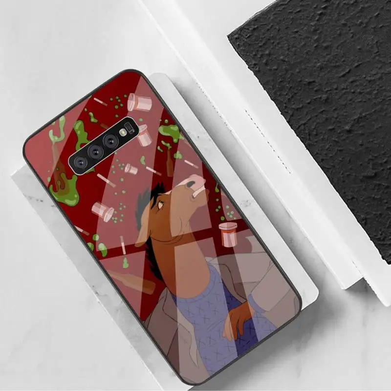 

BoJack Horsemans Phone Case Tempered Glass For Samsung S6 7 8 9 10 20 Plus Ultra Note8 9 10 10pro