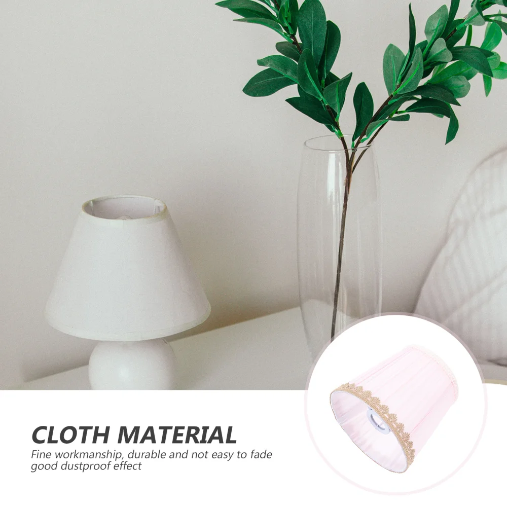 

1Pc Cloth Lampshade Beautiful Wall Lamp Dust Cover Simple Room Lamp Protector